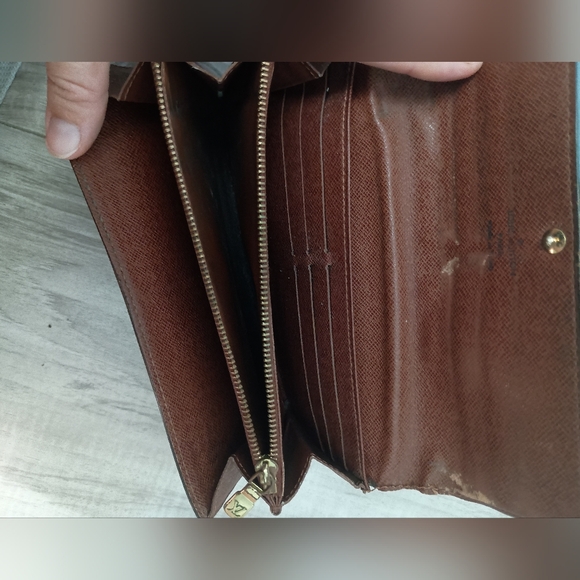 Authentic Louis Vuitton Monogram Sl Long Wallet - Picture 9 of 11